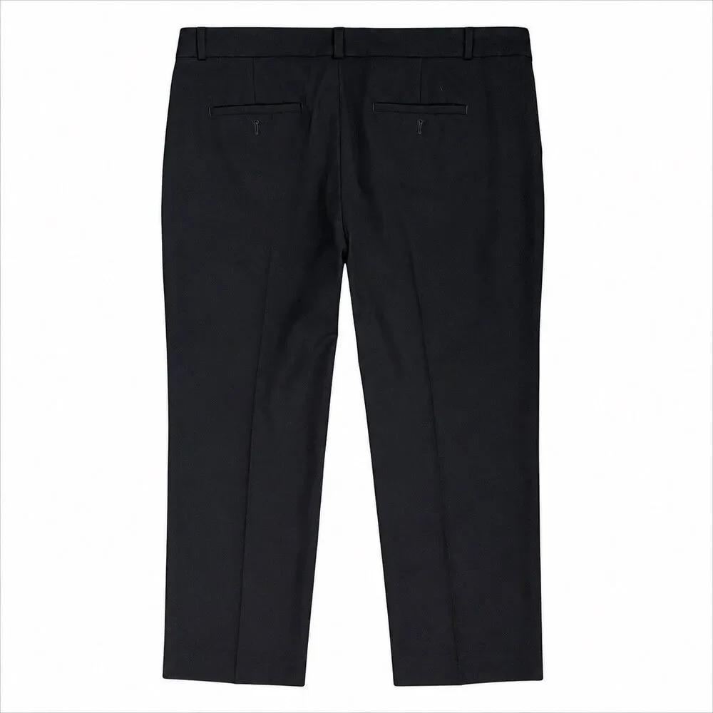 Banana Republic Avery-Fit Black Wool Blend Crop Fit Pant Trousers Women 10x26 - Picture 7 of 9